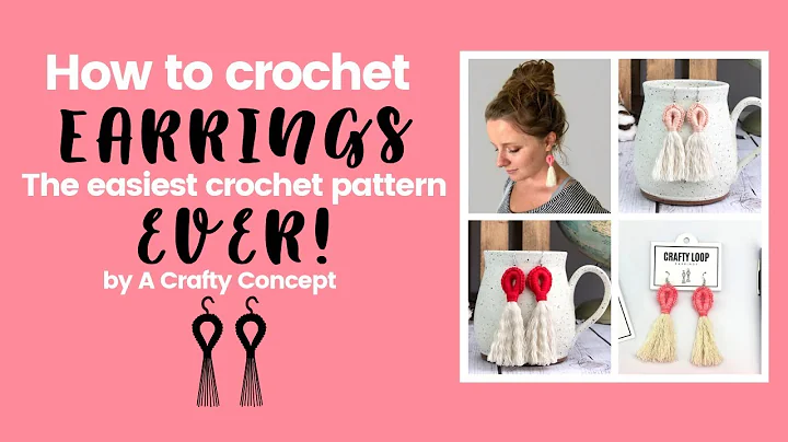 Easy Crochet Earrings | Free Pattern!