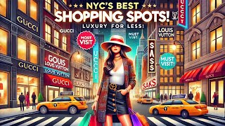 NYC Shopping Guide: Best Spots, Deals & Hidden Gems#NYCShopping #TravelTips #ShopSmart #NewYorkStyle