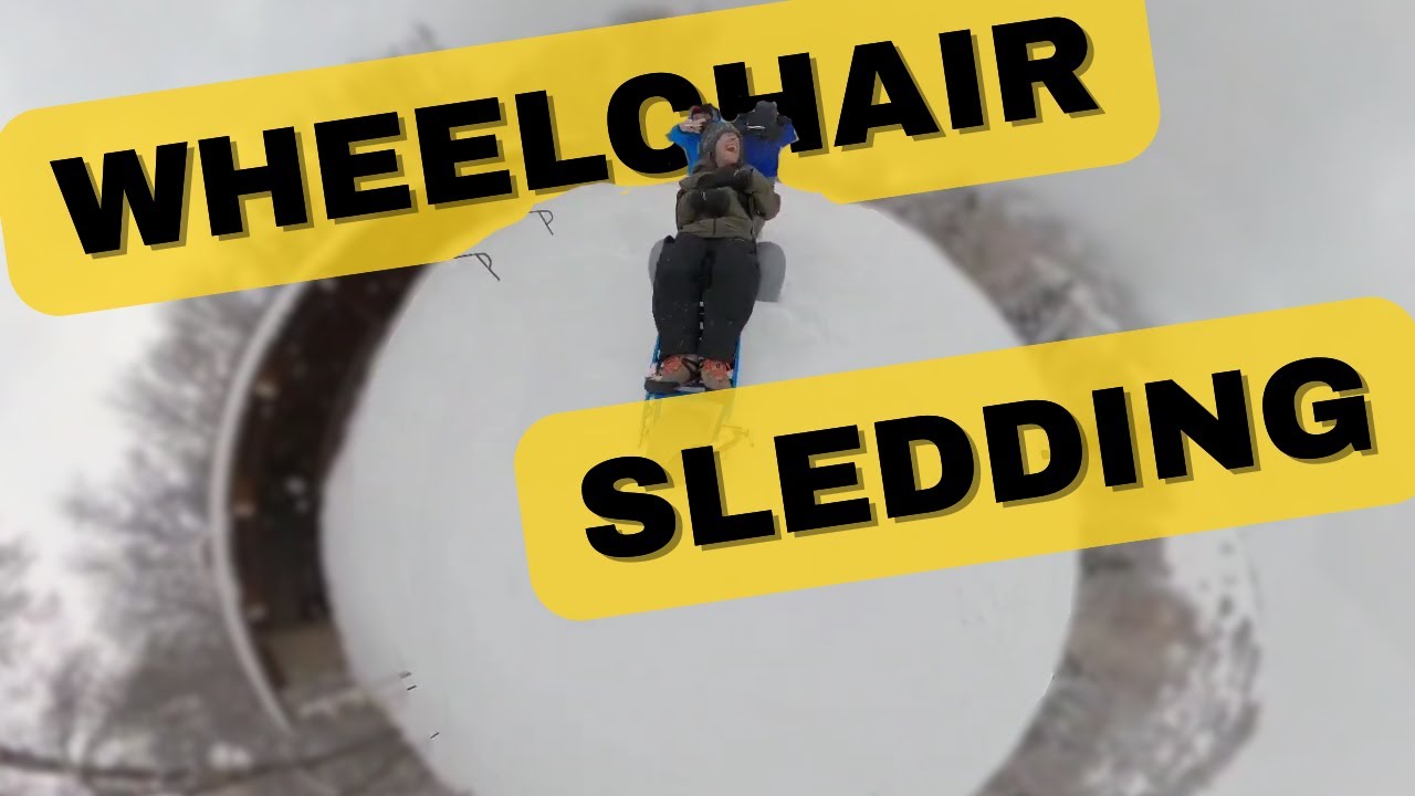 OffRoad Wheelchair Sledding YouTube
