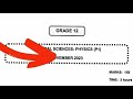 MAY/JUNE 2023 GRADE 12 PHYSICS P1