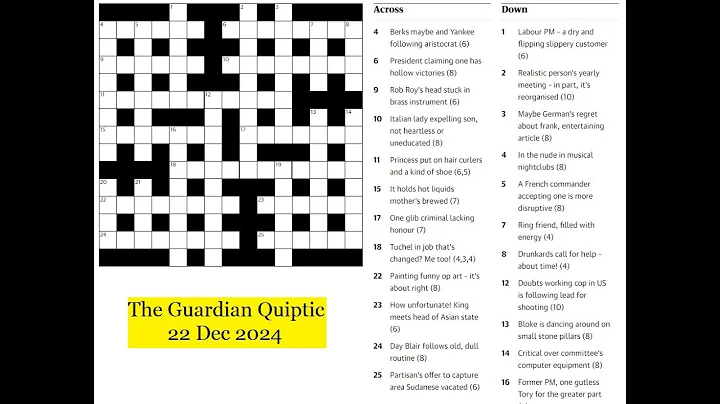 The Guardian Quiptic 1309