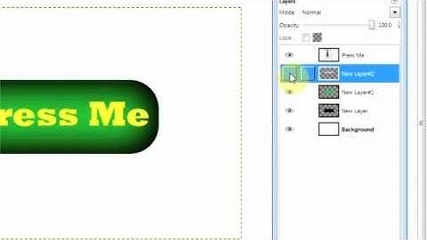 Video 14 -  How to create a Glassy Button - Gimp Tutorial