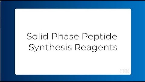 SPPS Reagents Explained: A Complete Guide | CEM Corporation