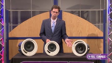 Electro-Voice EVID PC 6.2 and PC 8.2 Ceiling Speakers Overview | Full Compass