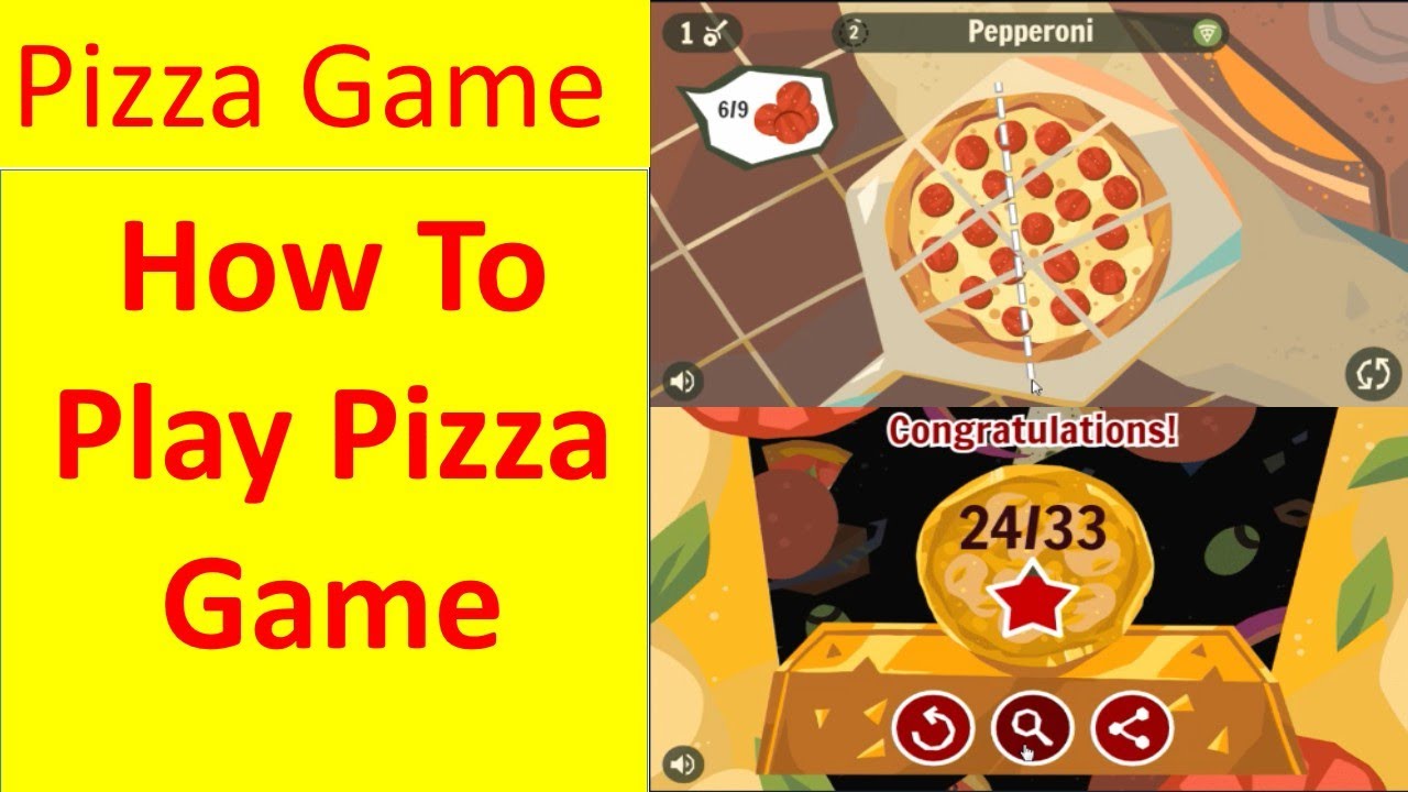 Pizza Puzzle Google Doodle】Full Gameplay