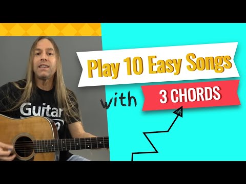 Play 10 Easy Songs with Only 3 Guitar Chords  Beginner Guitar Lessons  Steve Stine