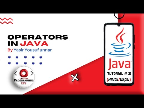 Operators in Java | Hindi/Urdu | Programming Eye