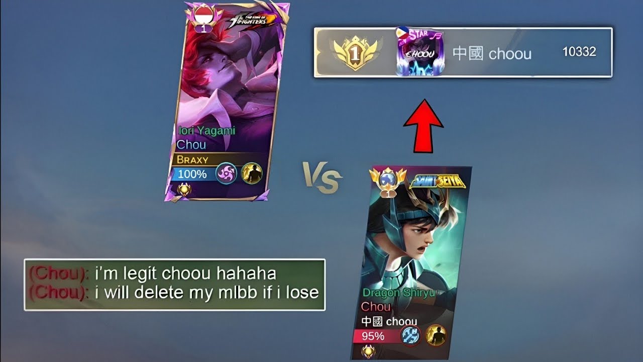 BRAXY VS TOP 1 GLOBAL CHOOU (1000💎 WHO WIN?) - MLBB