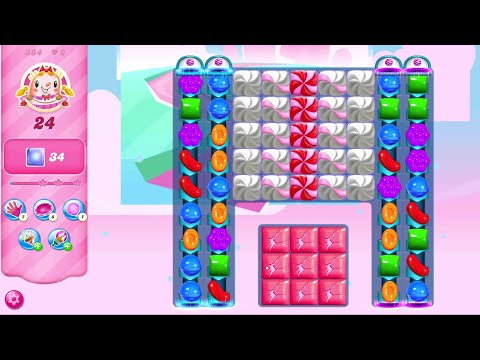 Candy Crush Saga LEVEL 384 | NO BOOSTERS (new version*)✔️