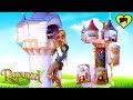 Torre de Princesa Rapunzel y Cuento de Enredados con Muñecas para niños y niñas