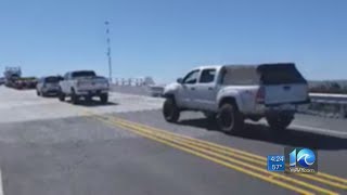 New Bonner Bridge opens to traffic