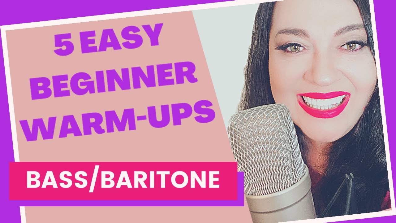 BEGINNER VOCAL WARM UPS/ BASS/BARITONE /Easy and Fun Vocal Warm UP