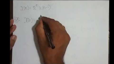 M5L18 - Finding Z Transform and ROC using Properties of Z Transform - Problem 1,2
