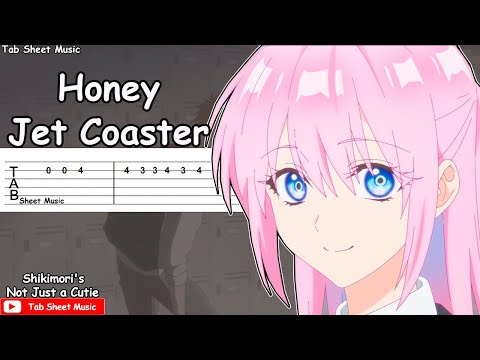 Shikimori's Not Just a Cutie OP - Honey Jet Coaster Guitar Tutorial