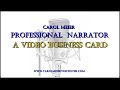 Carol Meier Narrator - A Video Business Card
