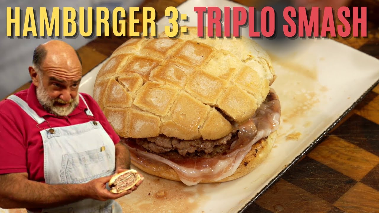 Triple Hamburger with Pancetta