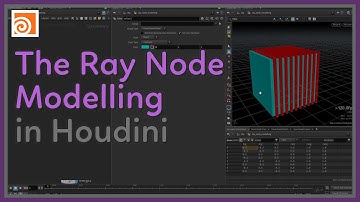 #76 The Ray Node - Modelling (in Houdini)