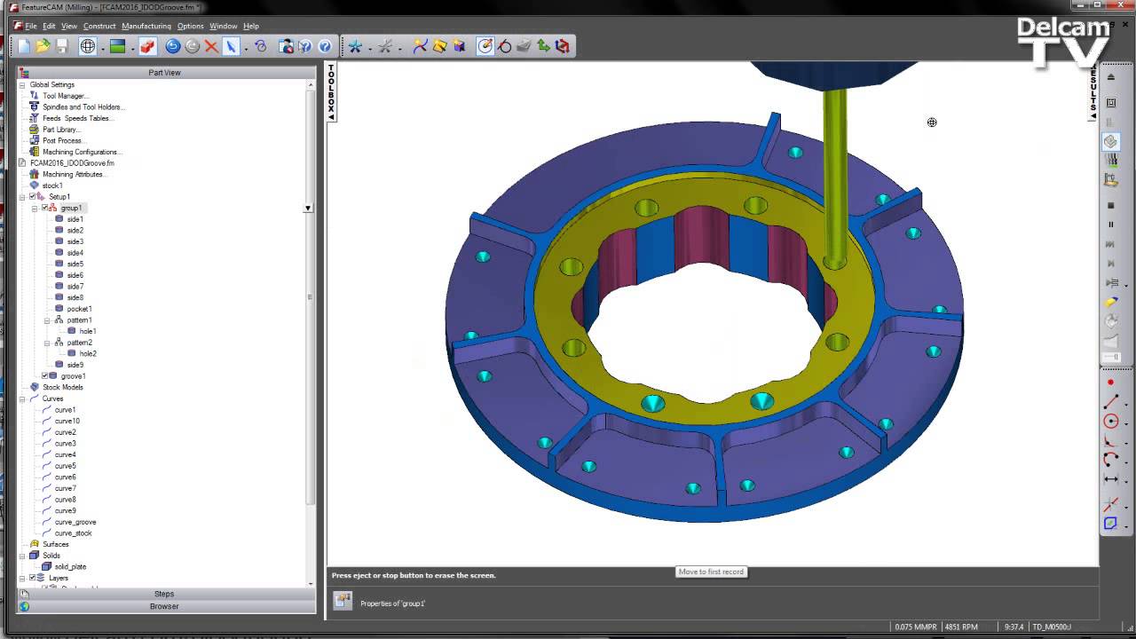 groove problem feature cam