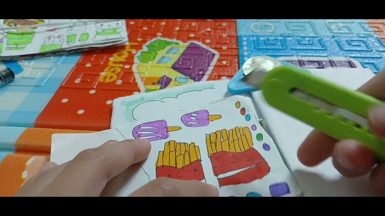 ASMR# jornal with kawii🥰🩵🩵