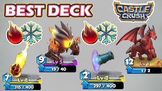 Castle Crush : Best Deck Strategy -😂  🚀 Fire And Ice Mode Battels  - 🔥 GamePlay Lvl 10 🔥 RGame 👍 screenshot 3