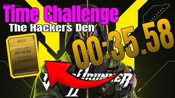 Ghostrunner 2 Hackers Den challenge gold