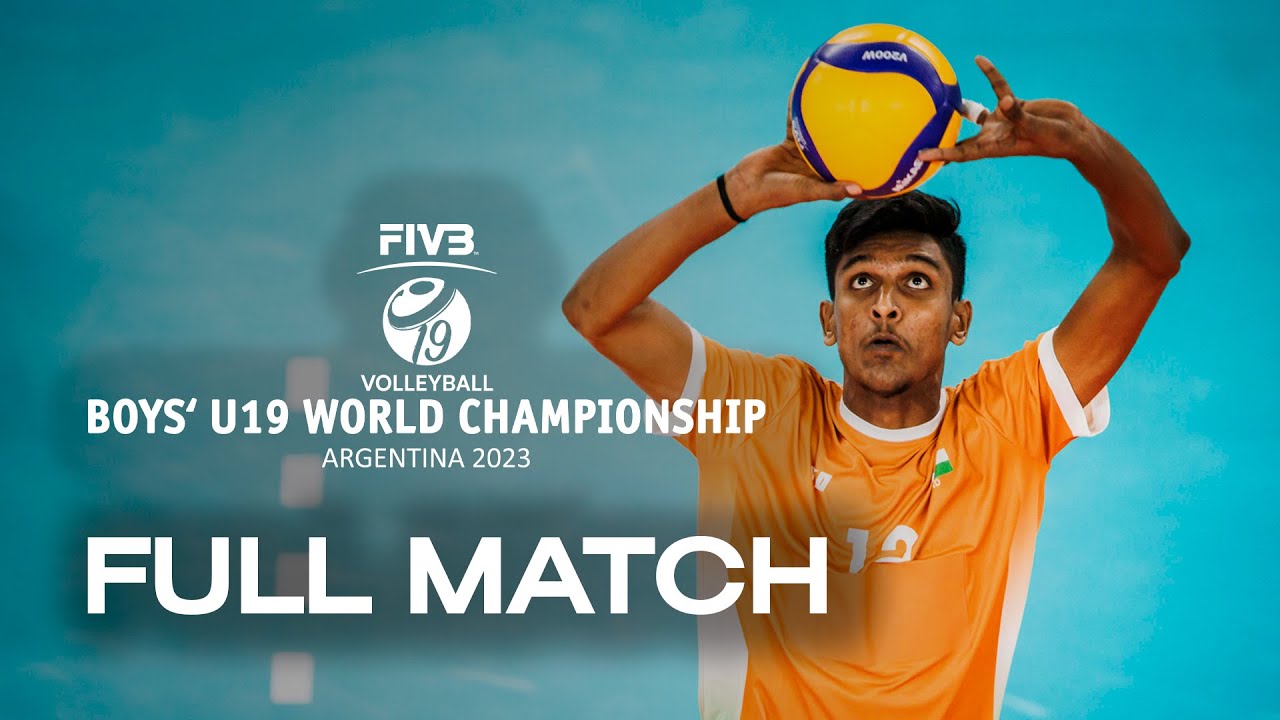 FIVB Volleyball Boys U-19 World Championship 2023 Chile vs India Live