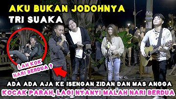 AKU BUKAN JODOHNYA - TRI SUAKA (LIVE) PENDOPO LAWAS |TRISNA FT. ANGGA CANDRA DAN ZIDAN