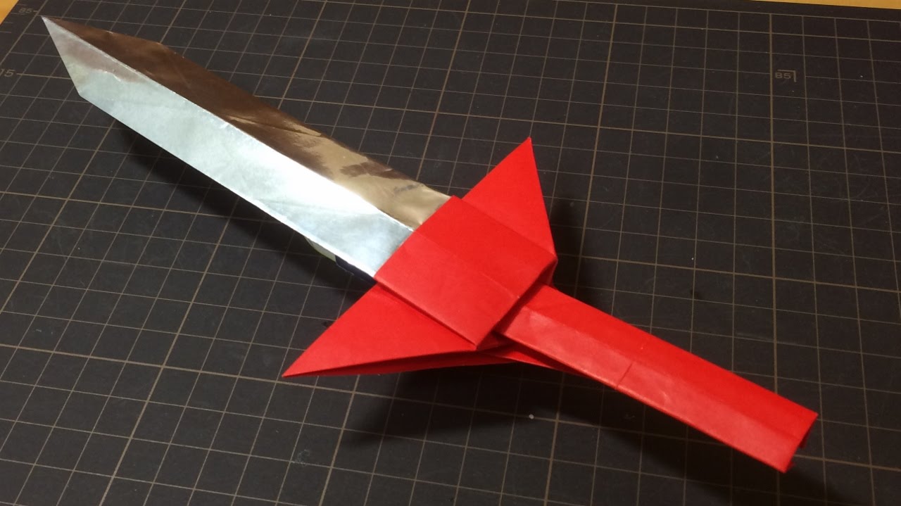 鳥獣剣イーグライザーの折り方 動物戦隊ジュウオウジャー 折り紙工作 How To Make Origami Sword종이 접기 Youtube