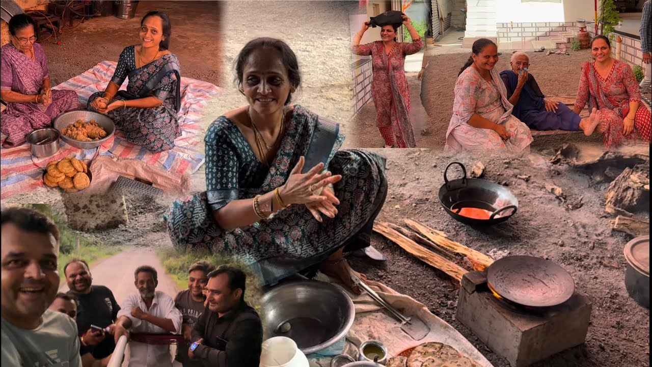 ગામડા ની સાચી મજા ચુલે બનાવેલા રોટલા, ચુરમા ના લાડુ, છકડો રીક્ષા ની સવારી અને સાંજે સંગીત ખુરશી...!!