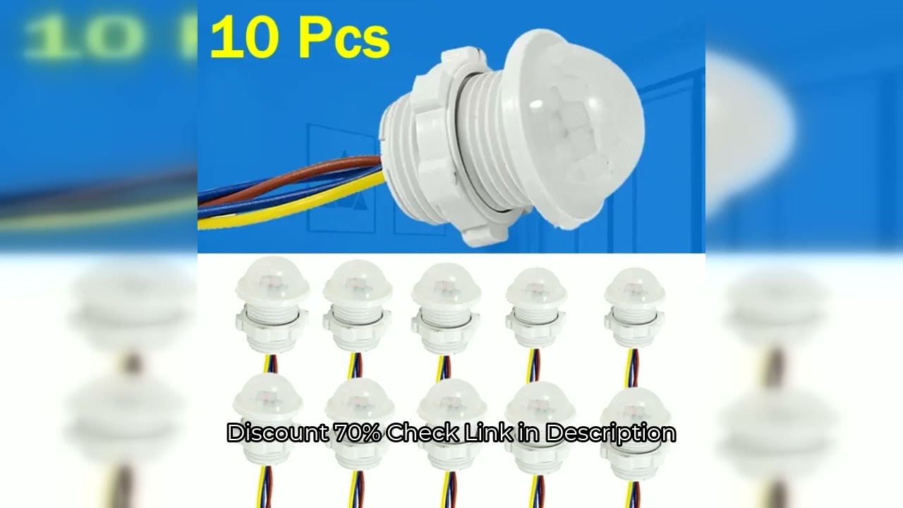 10 PCS Smart Human Body Sensor 110V 220V PIR Infrared Motion Sensor Switch Auto On Off Light PIR Sen