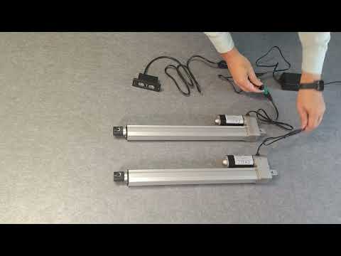 Кнопка керування WP-H120S для двох актуаторів (вбудована, дротова), видео 1