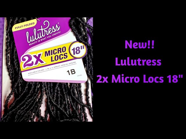 LULUTRESS Sensationnel Crochet Braids 2X Fully-Folded Micro Locs