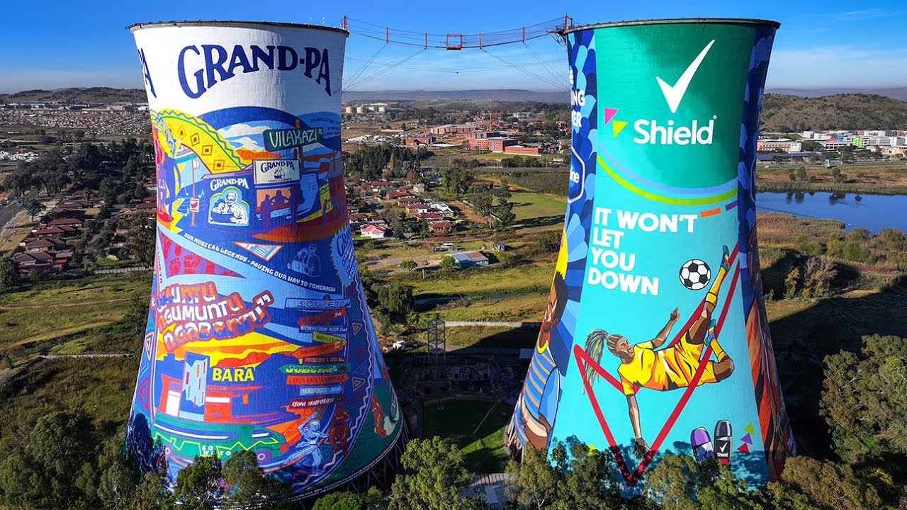 Soweto Towers Visit Aerial Footage (May 2025) 4K