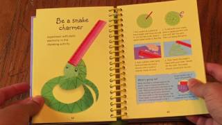 A Look Inside 50 Science Things to Make & Do Usborne Activity Book