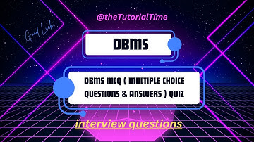 Database Management System | DBMS MCQ 50 (Multiple Choice Questions) #DBMS #MCQ