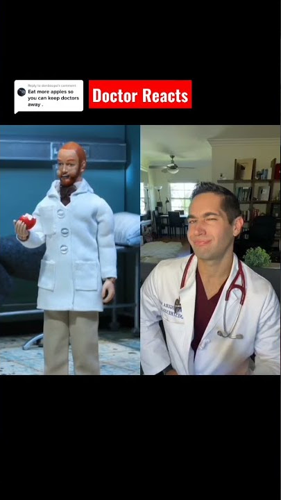 Doctors and Apples: what happens when they face each other? - Doctor Reacts #shorts