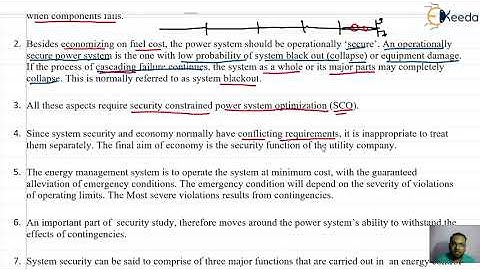 Introduction of Power System Security - Power System Security - Power System 3