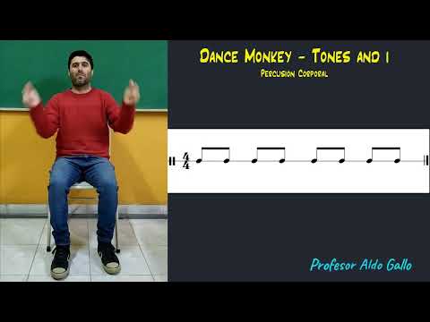 Dance Monkey (percusión corporal) #dancemonkey #tonesandi #percusióncorporal #dancemonkeypercusion