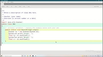 Building a BMI Calculator in Java!(For Java Beginners). #blueJ #bmi