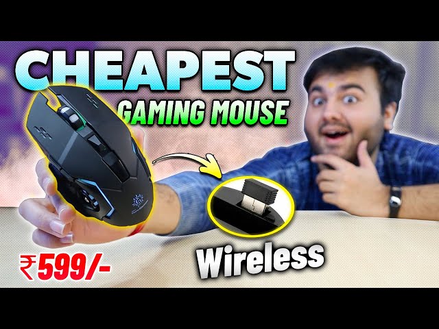 Cheapest Wireless Gaming Mouse* with RGB 😍 - RPM Euro Games🔥 