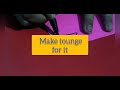 Origami pupet making