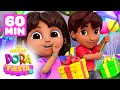 Dora Birthday Parties and Celebrations! w/ Diego #3 🥳 60 Minutes | Nick Jr.