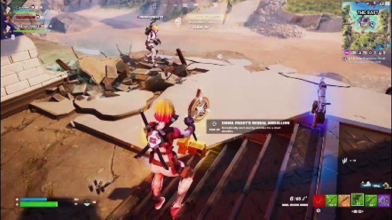 Fortnite Emma Frost's Reveal Medallion - YouTube