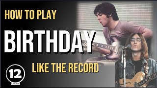 Birthday - The Beatles | Guitar Lesson