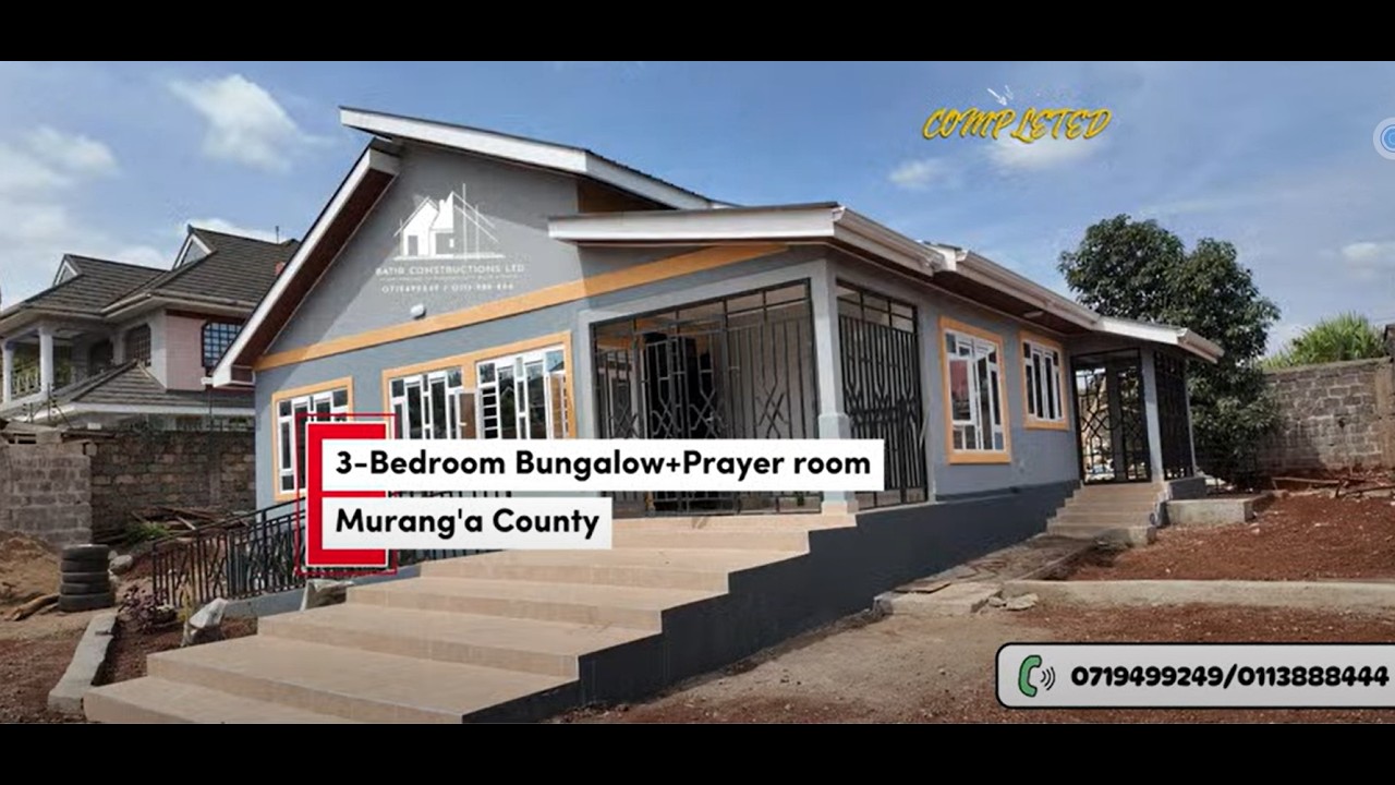 Современный трехкомнатный дом из сборных железобетонных конструкций с отдельной молельной комнато...