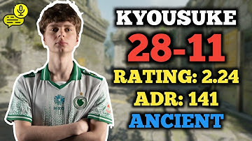 CS2 POV | KYOUSUKE (28-11) FACEIT RANKED (ANCIENT) | VOICE COMMS
