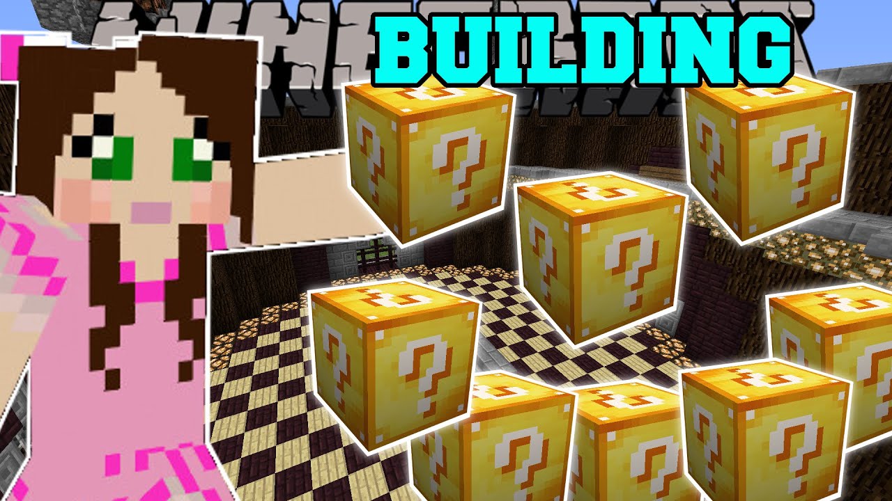 Minecraft: BUILDING CHALLENGE GAMES - Lucky Block Mod - Modded Mini-Game - YouTube