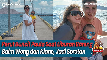 Perut Buncit Paula Saat Liburan Bareng Baim Wong dan Kiano Jadi Sorotan