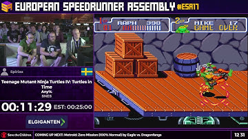 #ESA17 Speedruns - Teenage Mutant Ninja Turtles IV: Turtles in Time [Any%] by Spiriax