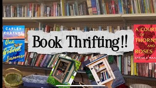 Book thrifting/ little free library hunting/ book shopping! 